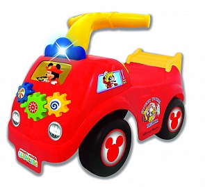 Каталка - пушкар - Пожарная машина Микки Мауса (Kiddieland, KID 055038veg)